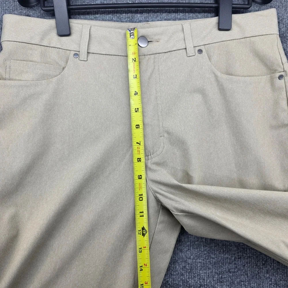 VRST Mens Performance Five‎ Pocket Pants Khaki Tan Stretch 34x32 Commuter